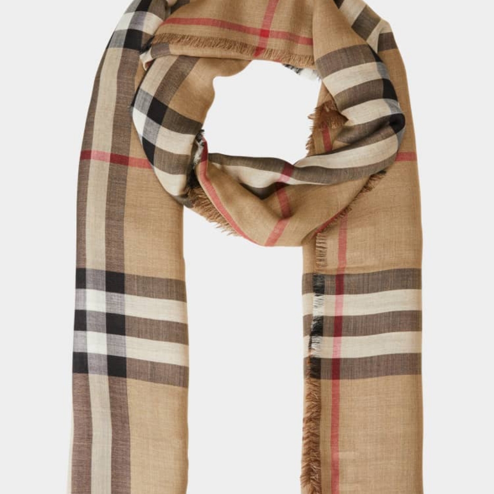 Burberry Wool Silk Scarf